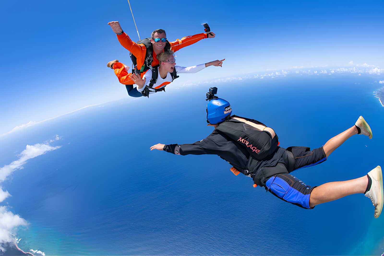 Tandem skydiving with GoJump Hawaii over Oahu's North Shore